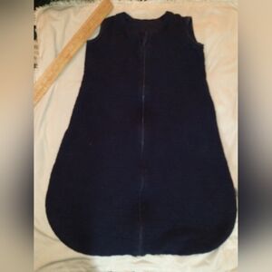 Cotton Navy Blue 12-18mo Layered Quilted Warm Sleepsack Sleep Sack Sleeping Bag